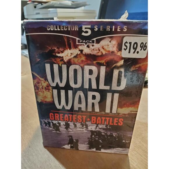 WW II Greatest Battles 5pc VHS Box Set VHS new - Picture 1 of 4